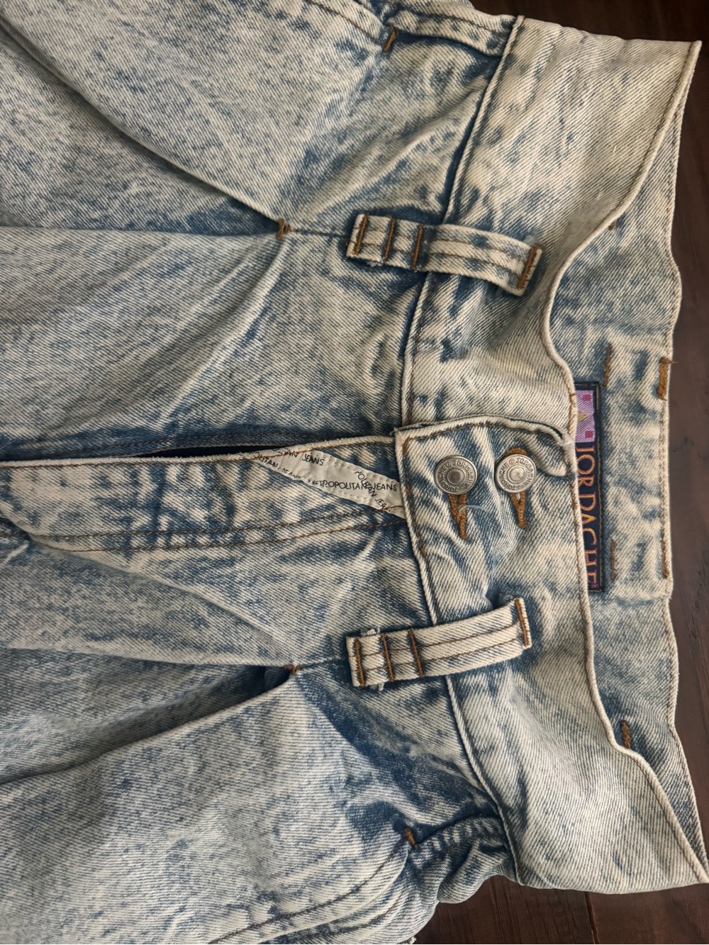 Vintage Acid Wash Jordache Jeans - Picture 7 of 9